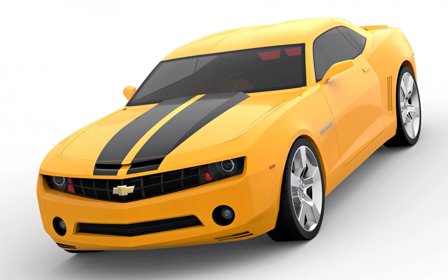 chevrolet camaro 2010 3D Model .c4d .max .obj .3ds .fbx .stl .blend