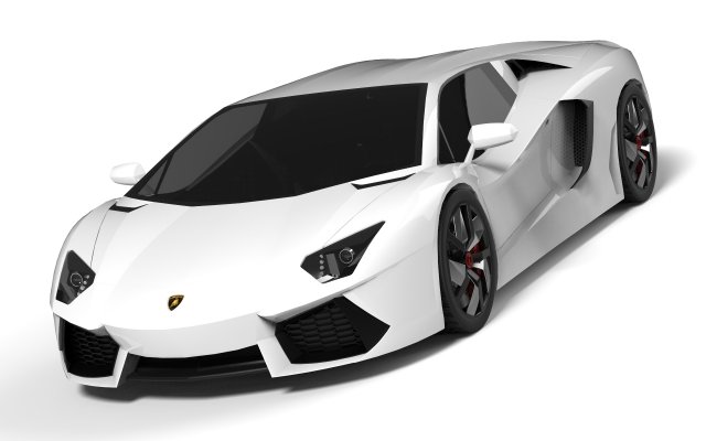lamborghini aventador 2012 3D Model .c4d .max .obj .3ds .fbx .stl .blend 