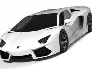 lamborghini aventador 2012 3D Model
