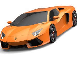 lamborghini aventador 2012 3D Model