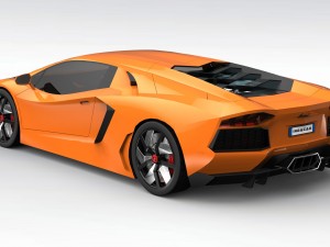 lamborghini aventador 2012 3D Model