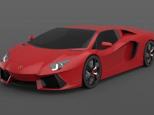 lamborghini aventador 2012 3D Model