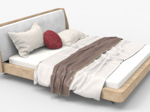 Spencer Double Bed 3Dモデル