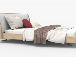 Spencer Double Bed 3Dモデル