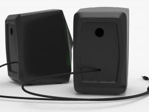 RGB Gaming Speakers 3D Model