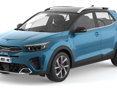 Kia Stonic GT-Line SUV 2021 3D Model