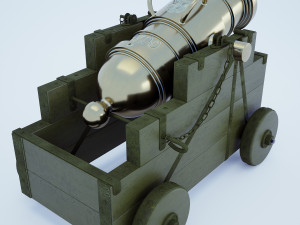 Salute mortar 3D Model