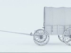 1805212-army wagon Russia 3D Model