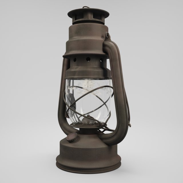 Kerosene lamp 3D 모델 .c4d .max .obj .3ds .fbx .stl .blend 