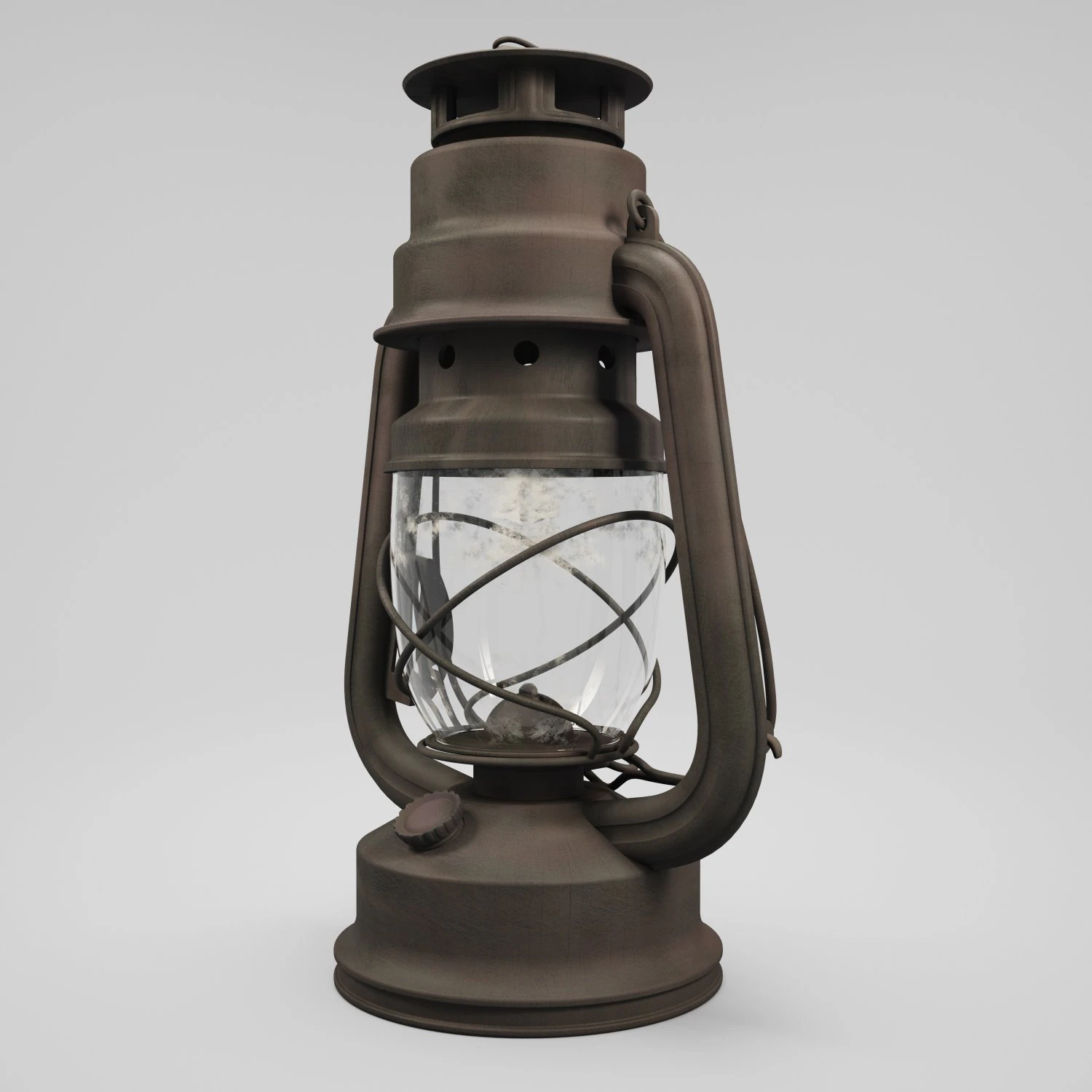 Kerosene lamp 3D Model .c4d .max .obj .3ds .fbx .stl .blend 