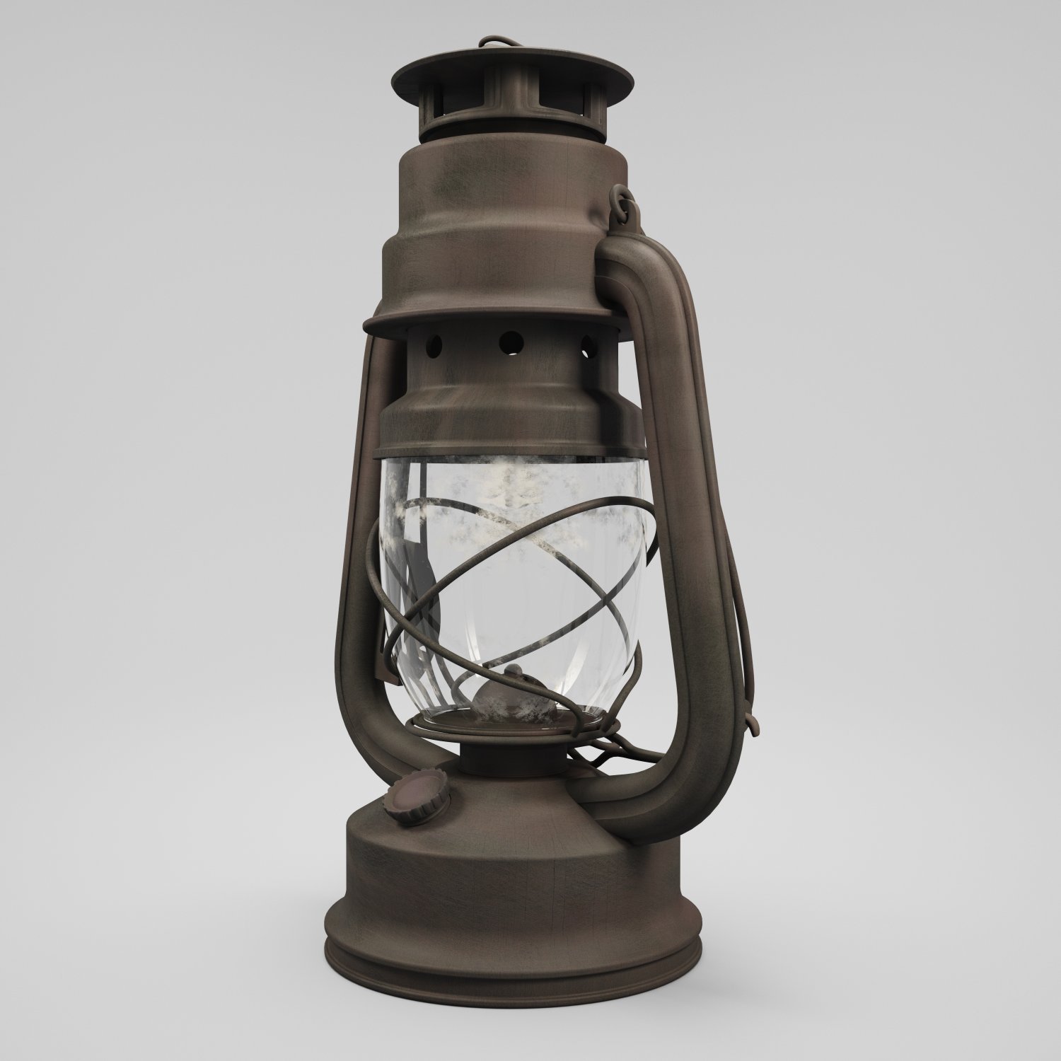 kerosene lamp gameready obj dae max blend 3D Model in Handheld 3DExport