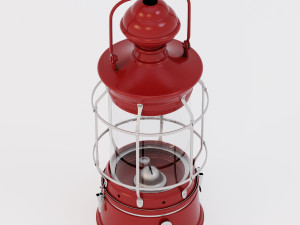 Vintage kerosene lamp 3D Model