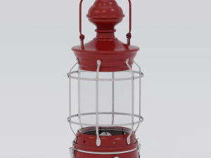 Vintage kerosene lamp 3D Model