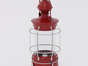 Vintage kerosene lamp 3D Model