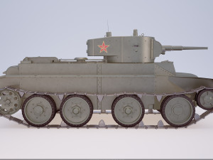 Russian tank BT - 5 3D 模型