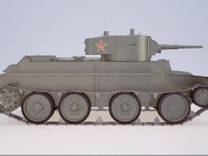 Russian tank BT - 5 3D Model