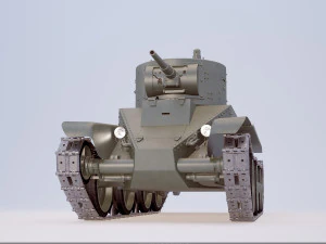 Russian tank BT - 5 3D Model