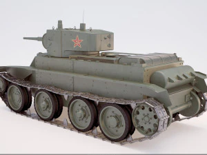 Russian tank BT - 5 3D Model