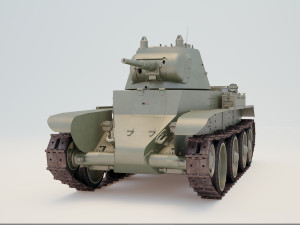 Russian tank BT - 7 3D 模型