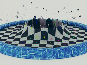 Splash Model 3D
