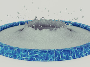 Splash Model 3D
