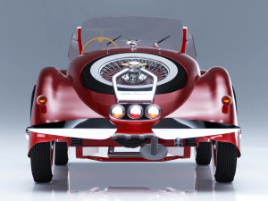 1939 Alfa Romeo 6C 2500 SS spider HQ 3D Model