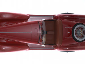 1939 Alfa Romeo 6C 2500 SS spider HQ 3D Model