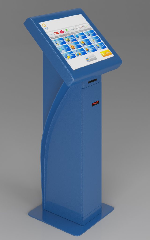 terminal Modèle 3D .c4d .max .obj .3ds .fbx .stl .blend 