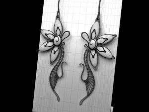 earringsflower 3D Model