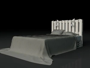 bed of boards 3D Model