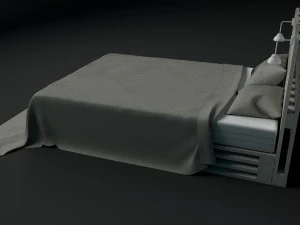 bed of boards 3D Model