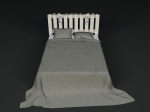 bed of boards 3D-Modell