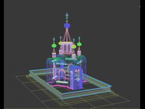 church 3D 模型