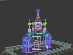 church 3D 模型