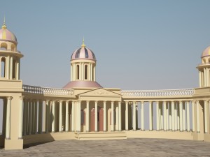 kazan cathedral russian famous symbol st petrsburg Modèle 3D