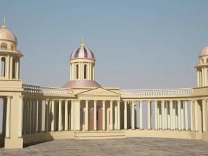 kazan cathedral russian famous symbol st petrsburg 3D Model