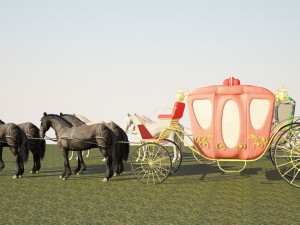 horses 3Dモデル