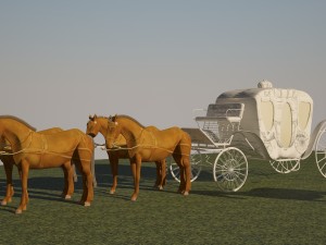 horses 3D Model