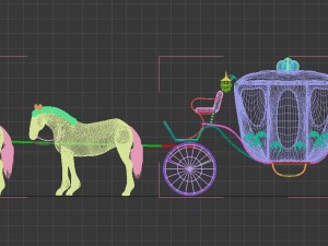 horses 3D Model