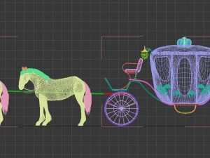 horses 3D Model