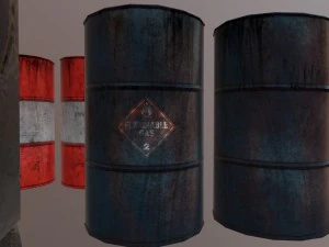 barrels tyre 3D Model