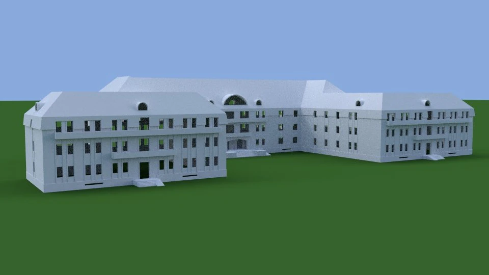 hotel 3D Model .c4d .max .obj .3ds .fbx .stl .blend 