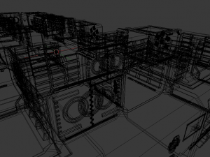 starbase sci-fi spacecraft 3D Model