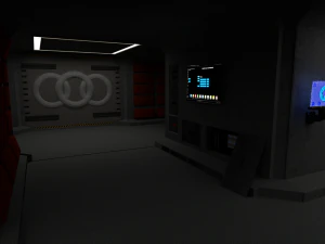 starbase sci-fi spacecraft 3D Model