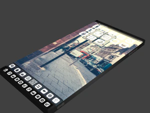 大江携帯電話 3Dモデル