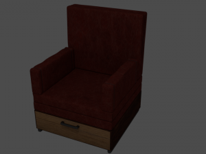 old armchair 3D 모델