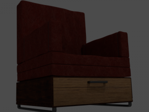 old armchair 3D 모델