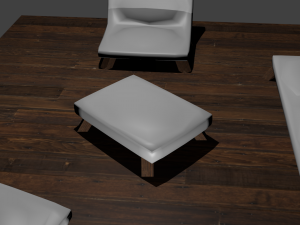 chairs and table Modelo 3D
