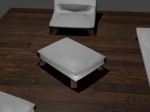 chairs and table 3D Model