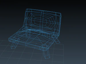 chairs and table 3D Model